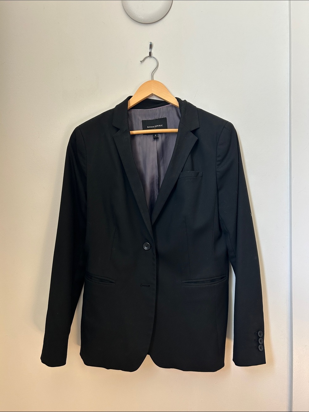 Banana Republic Black Single-Button Women's Blazer